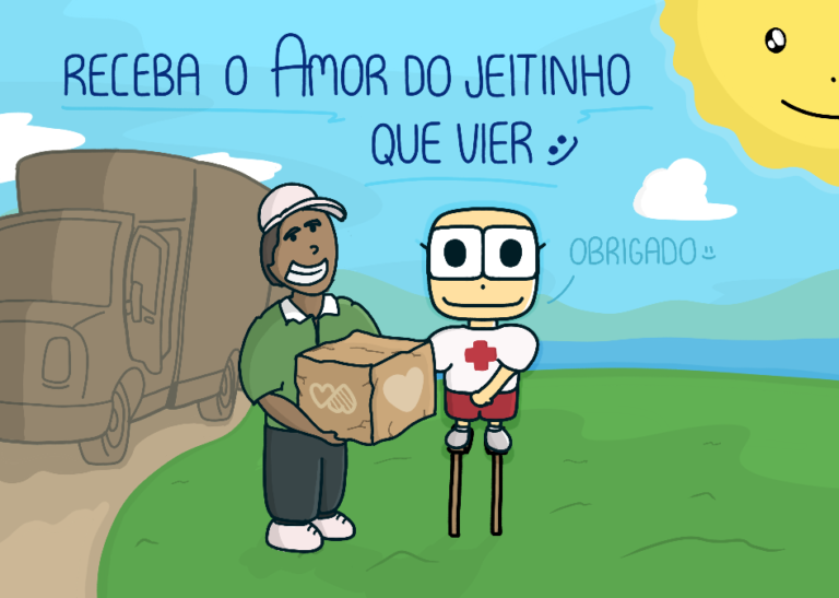 Receba o amor do jeitinho que vier