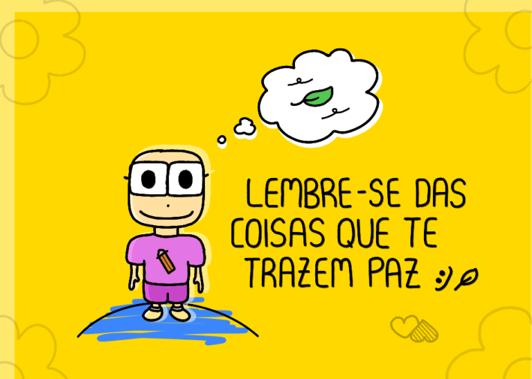 Lembre-se daquilo que te deixa em paz.. 🤍
